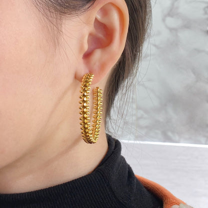 [Angela Jewellery]CLASH HOOP EARRINGS