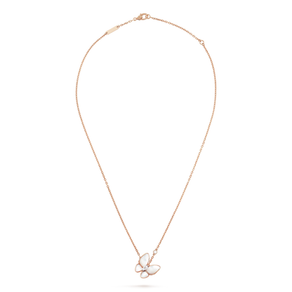 [Angela Jewellery]BUTTERFLY MOP DIAMOND NECKLACE