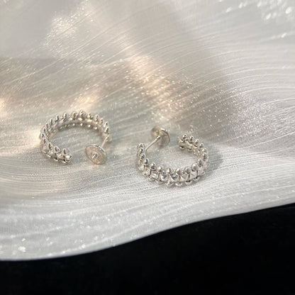 [Angela Jewellery]CLASH SMALL HOOP EARRINGS