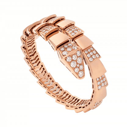 [Angela Jewellery]SERPENTI WIDE BRACELET PINK GOLD DIAMOND