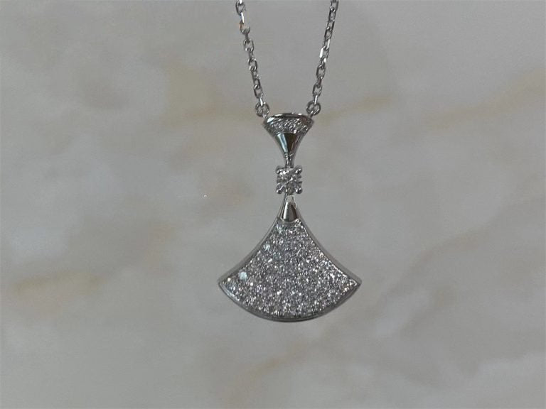 [Angela Jewellery]DREAM NECKLACE SILVER FULL DIAMOND