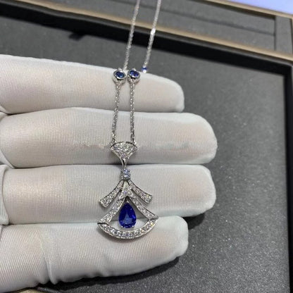 [Angela Jewellery]DREAM NECKLACE AGATE DIAMOND SILVER