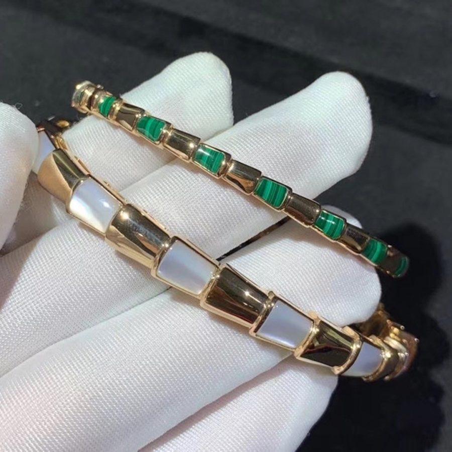 [Angela Jewellery]SERPENTI BRACELET PINK GOLD MOP