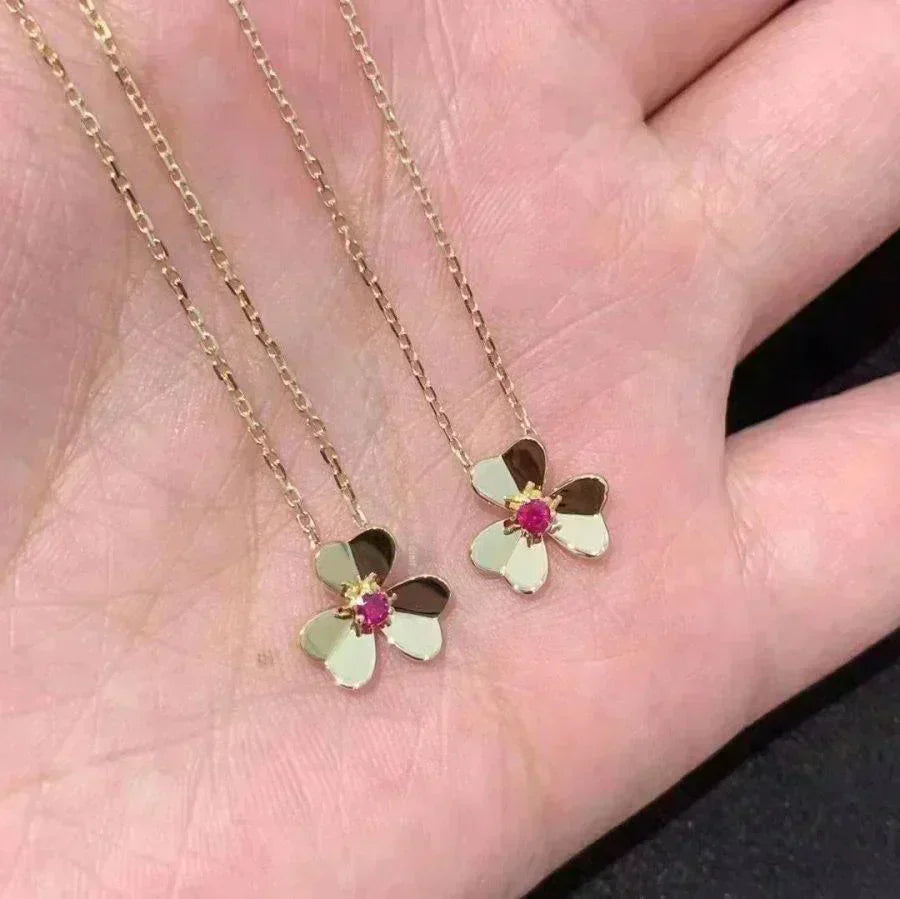 [Angela Jewellery]FRIVOLE GOLD FLOWER NECKLACE