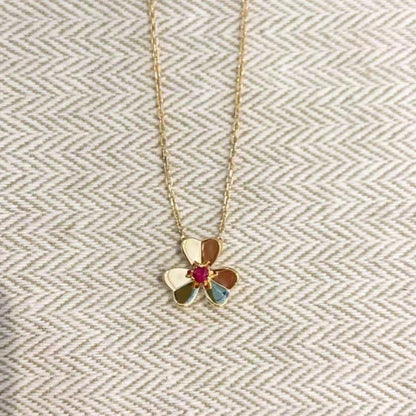[Angela Jewellery]FRIVOLE GOLD FLOWER NECKLACE