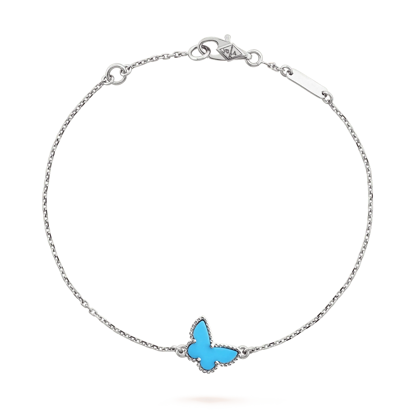 [Angela Jewellery]BUTTERFLY TURQUOISE BUTTERFLY BRACELET SILVER